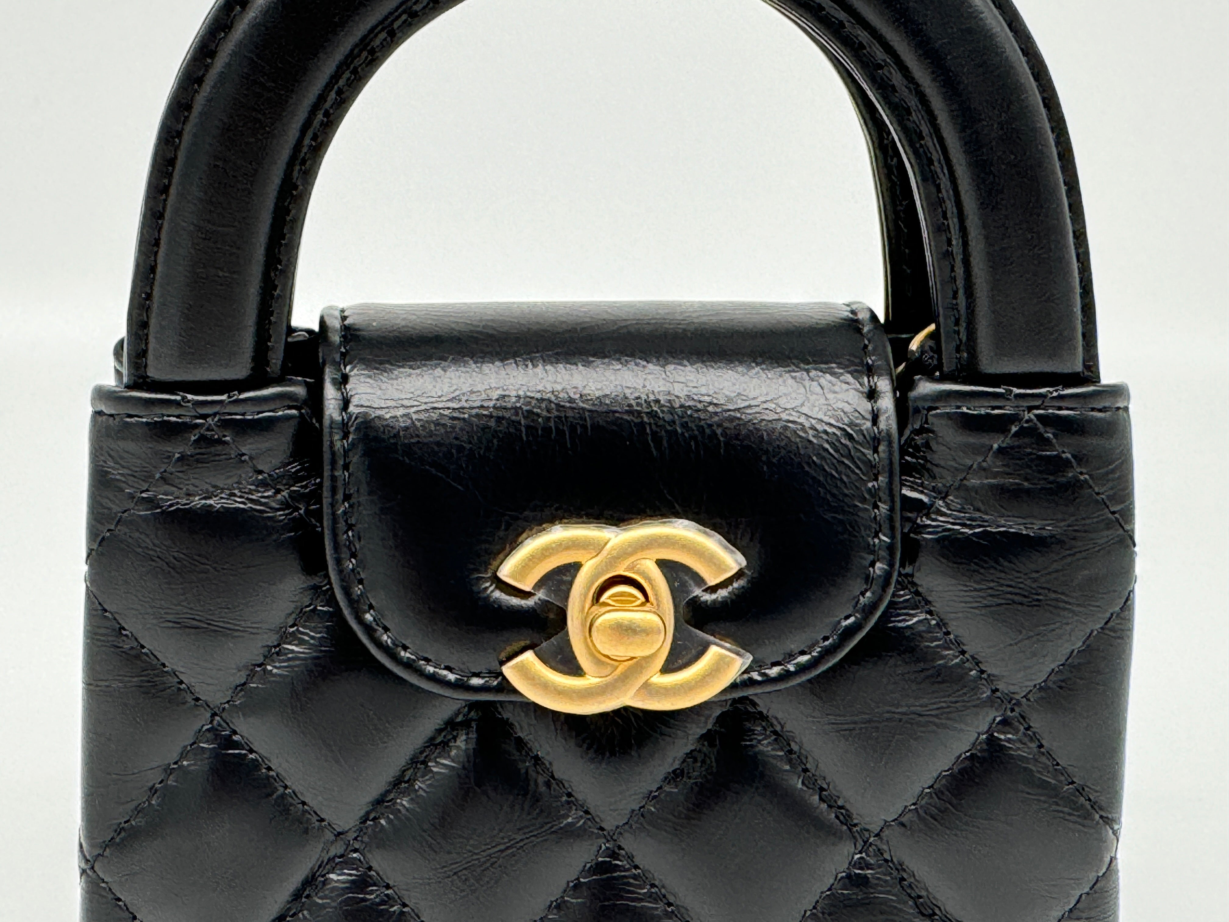 *HOT* Chanel Mini Shopper Nano Kelly