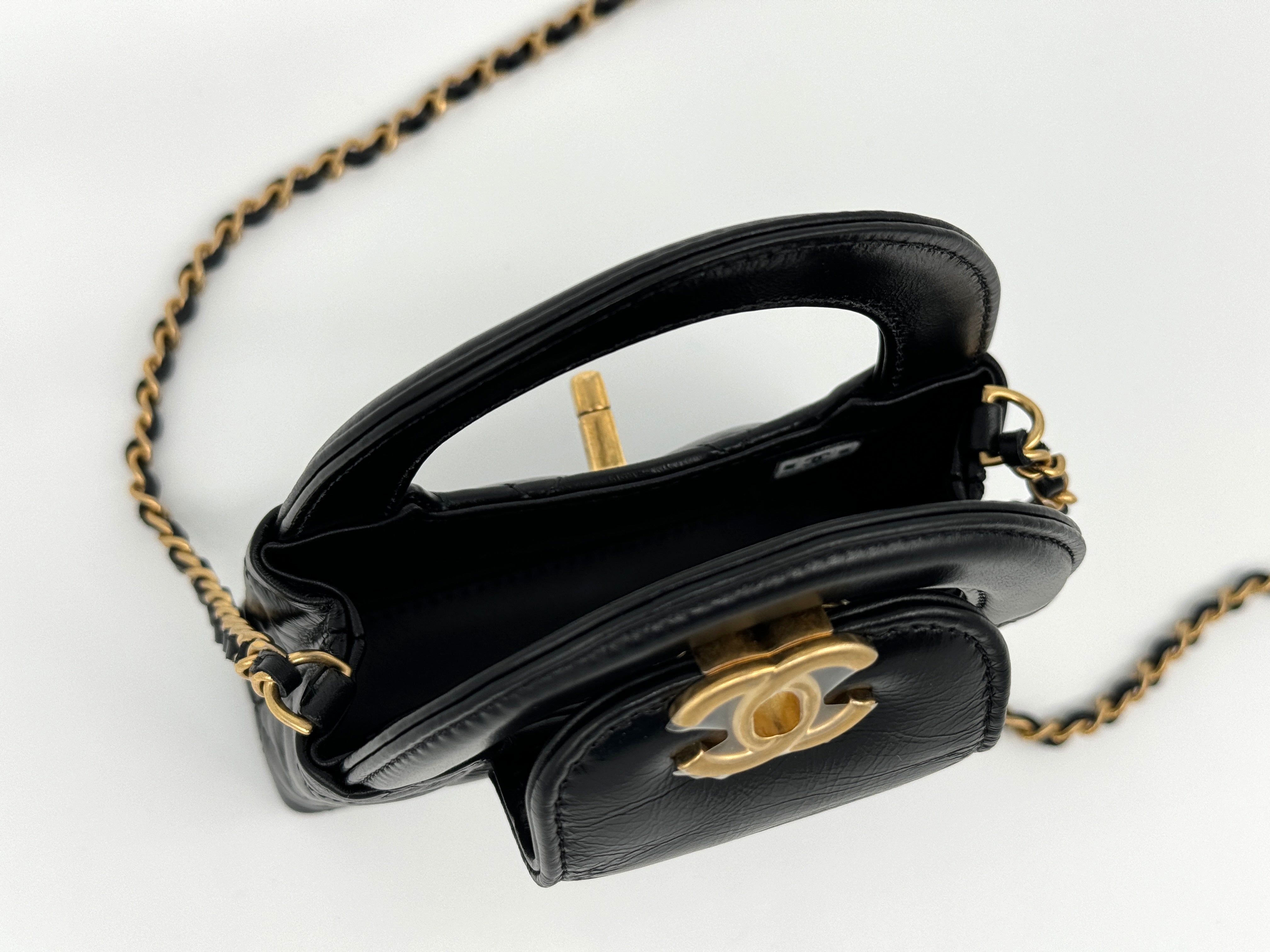 *HOT* Chanel Mini Shopper Nano Kelly