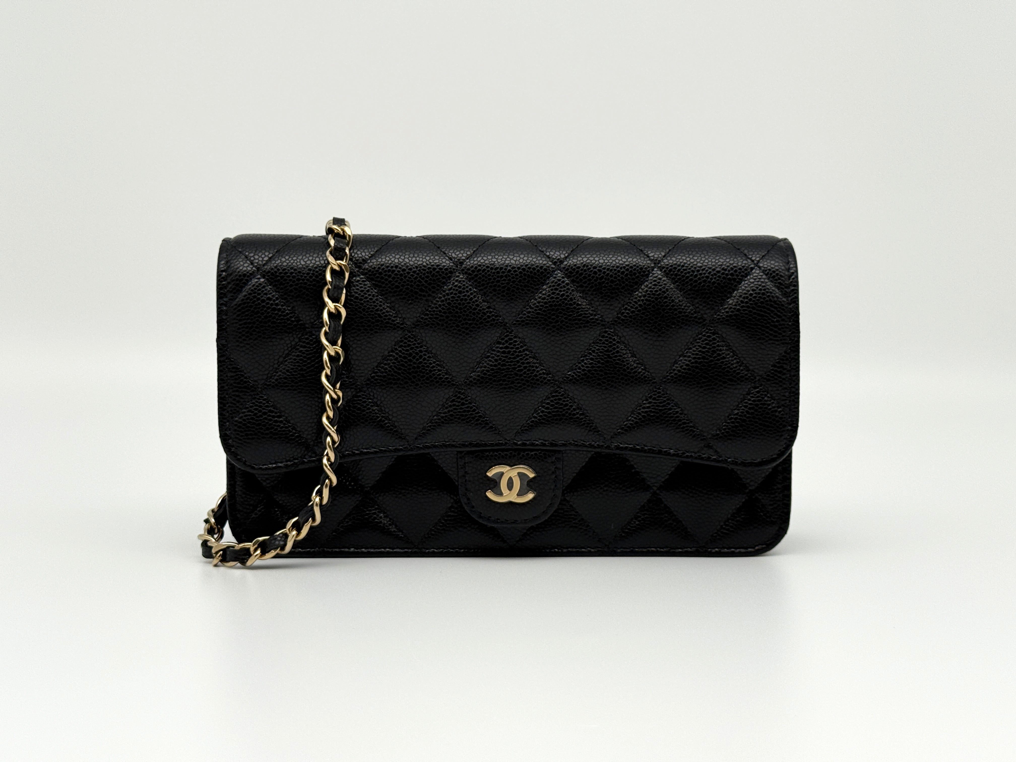 Chanel Small Wallet on Chain Phone Holder