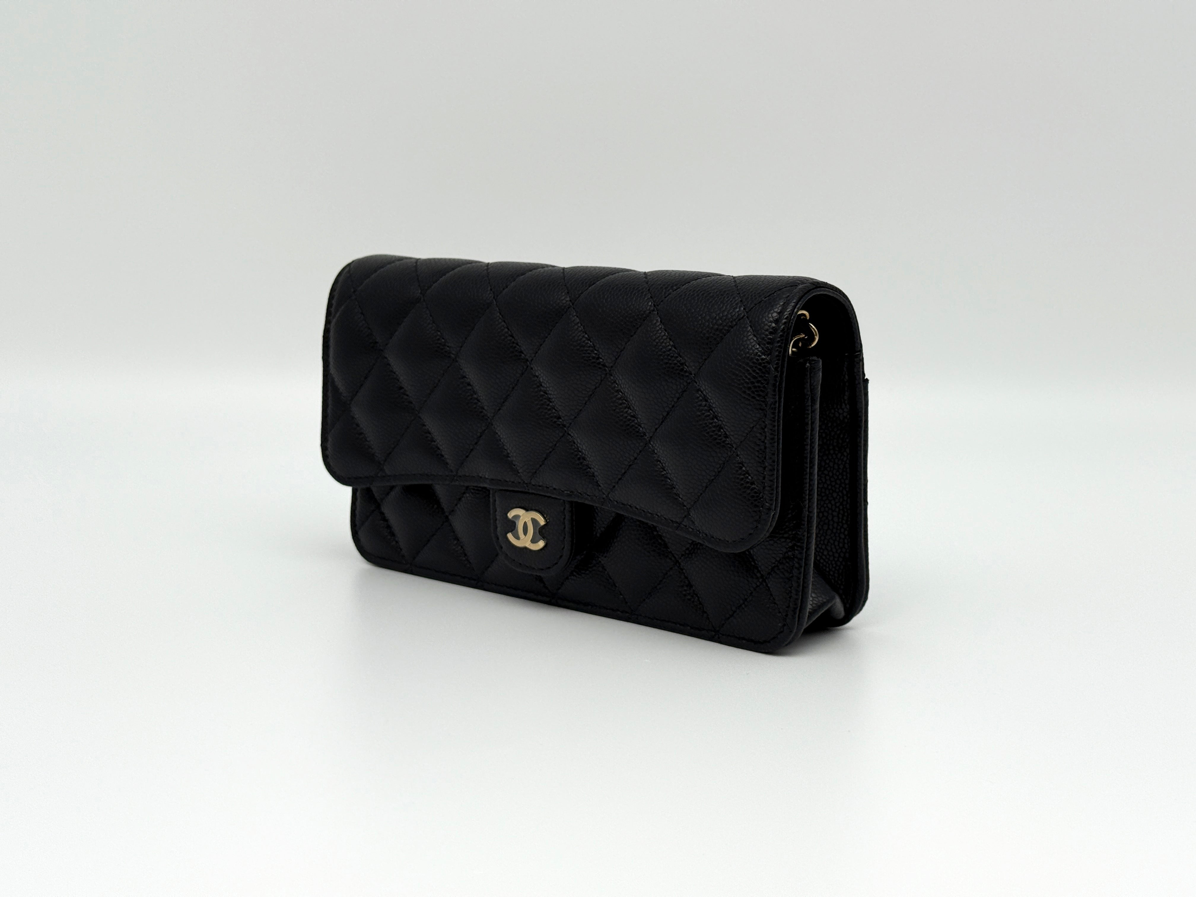Chanel Small Wallet on Chain Phone Holder