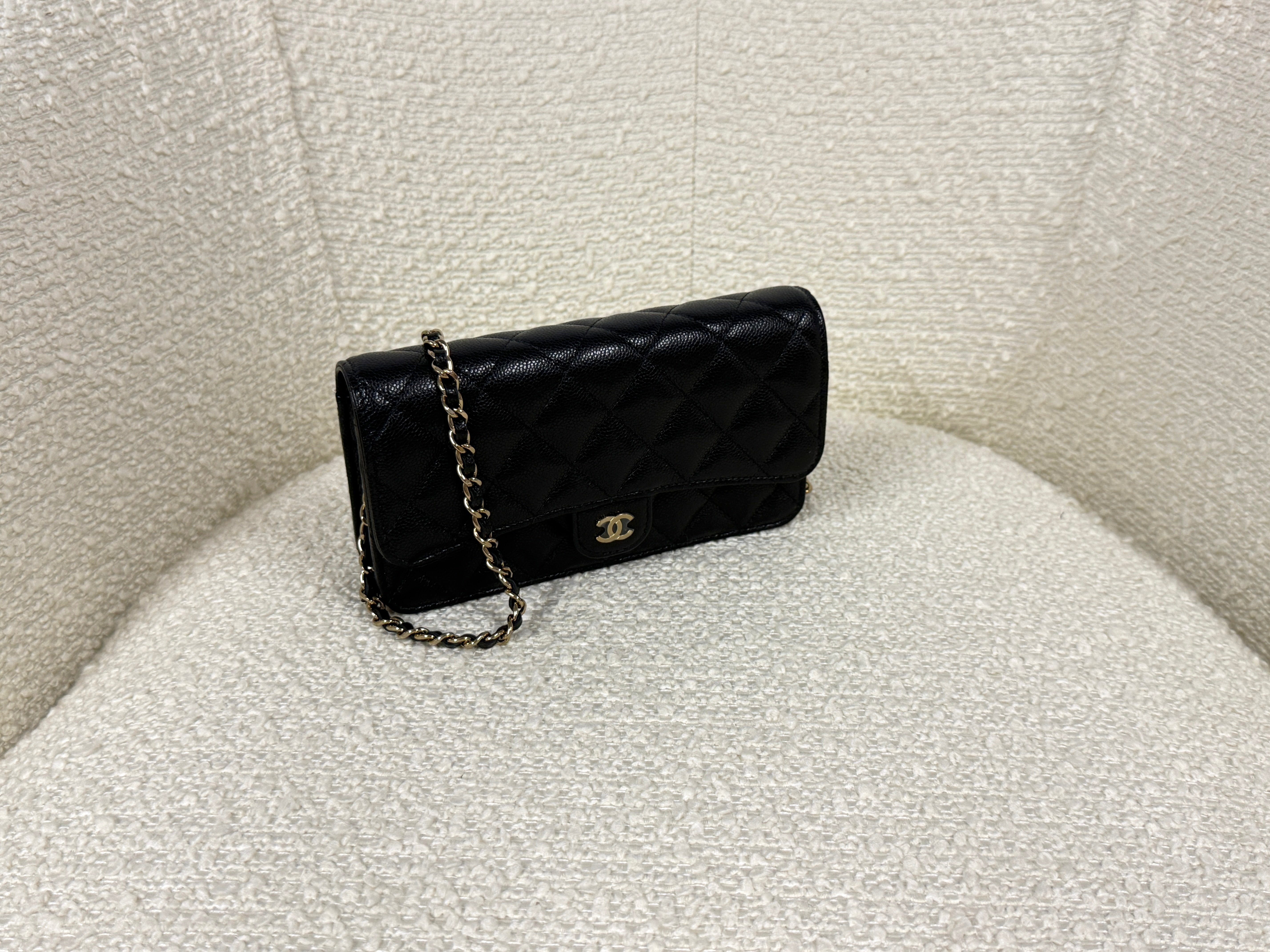 Chanel Small Wallet on Chain Phone Holder