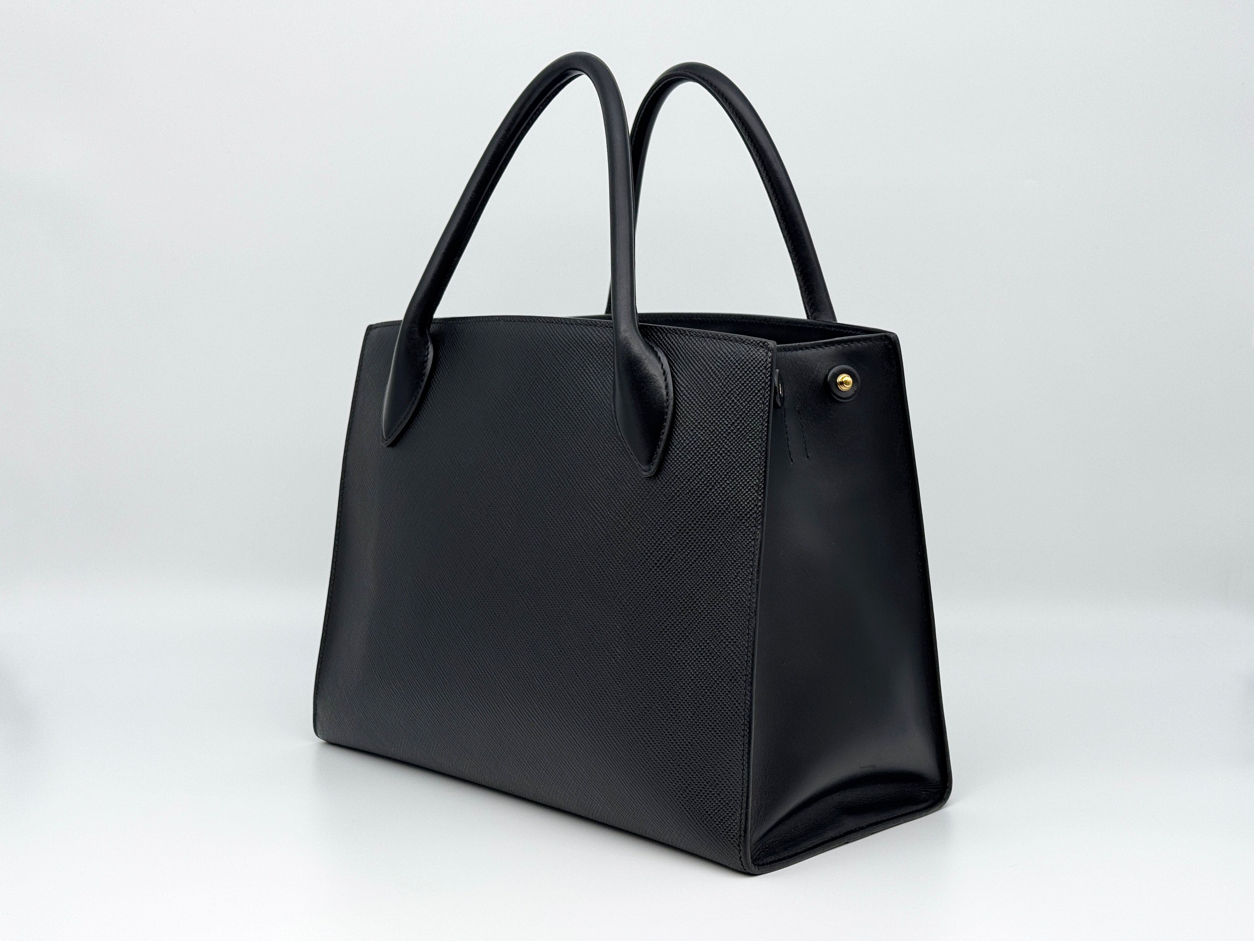 Prada Monochrome 2 Way Tote Bag