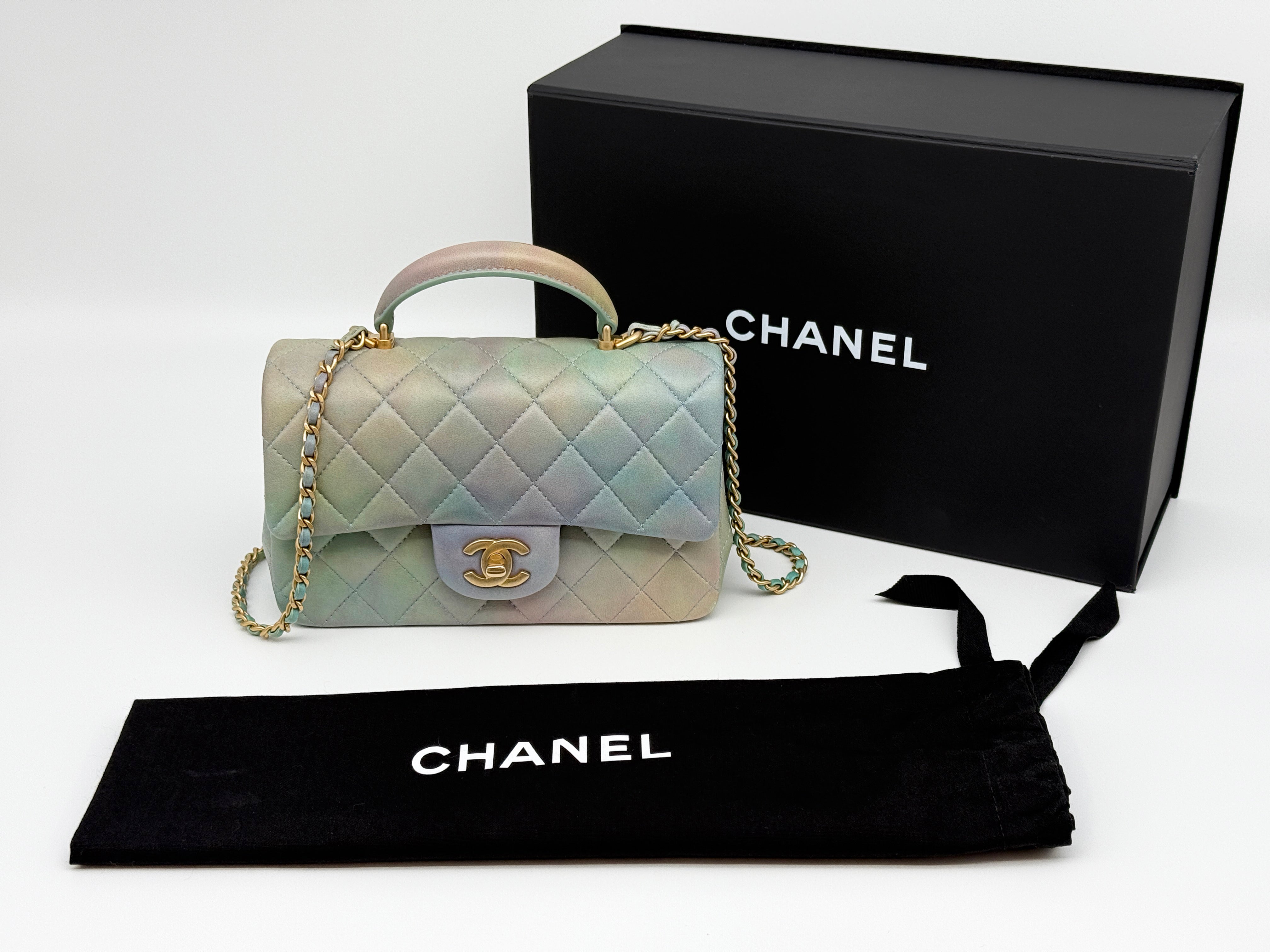 Chanel Classic Mini Flap Top Handle Handbag