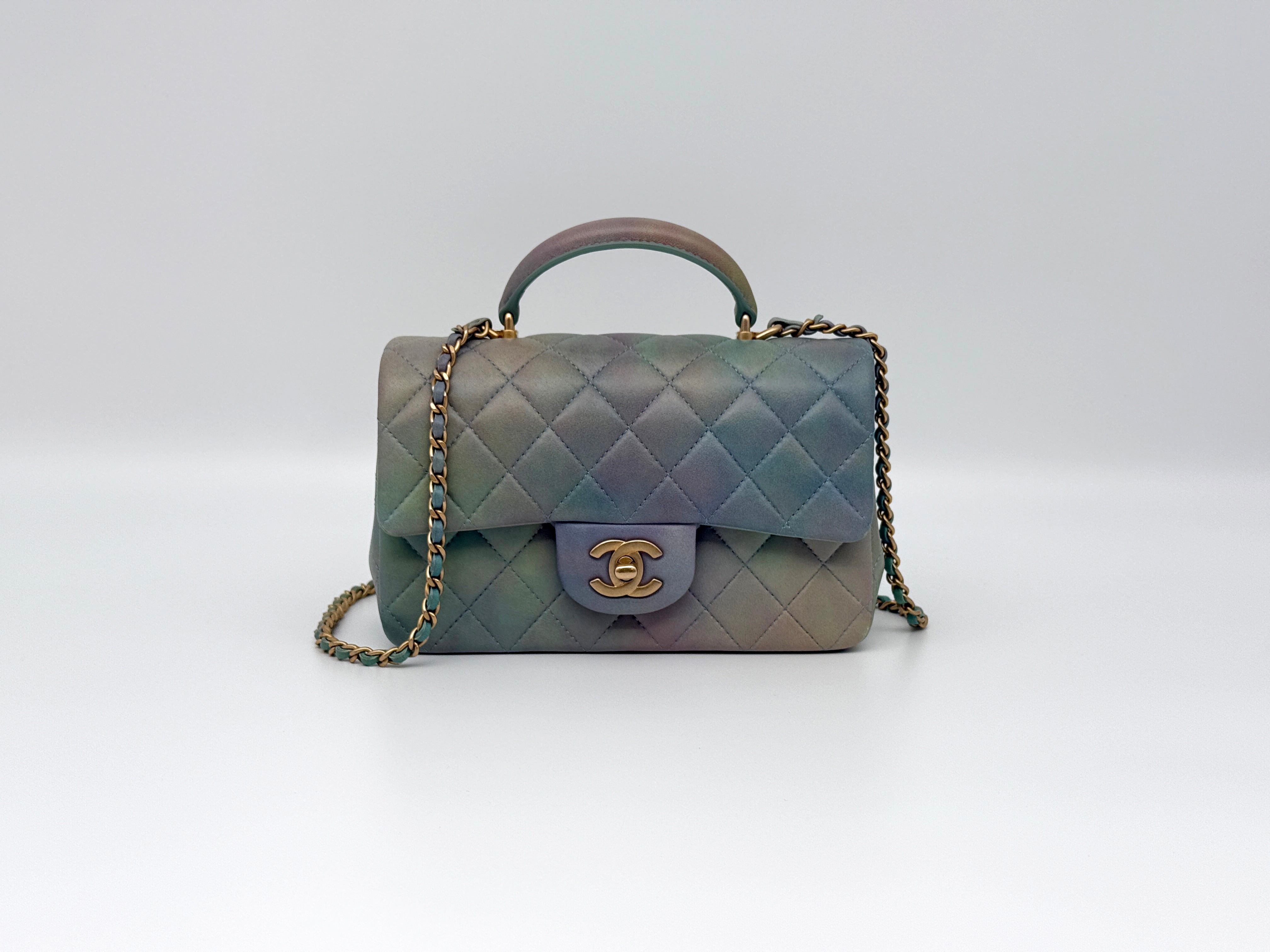 Chanel Classic Mini Flap Top Handle Handbag