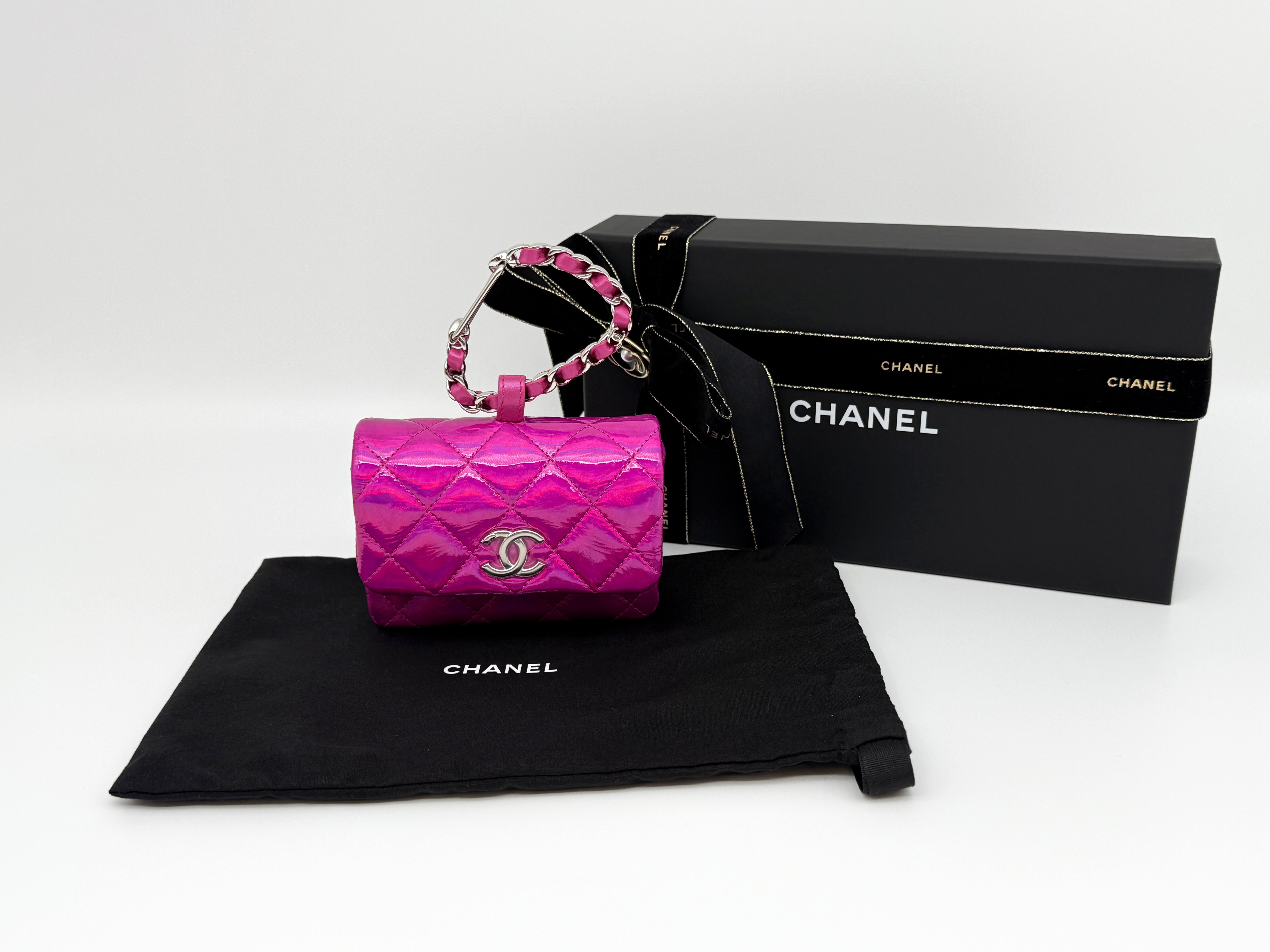 Chanel CC Hook Card Holder Micro Bag